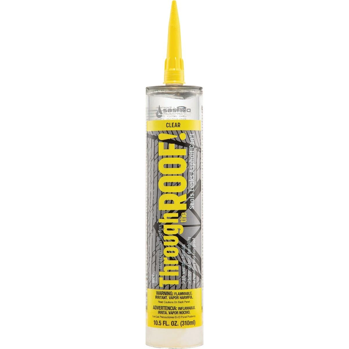 Through the Roof! 10.5 Oz. Cartridge Clear Cement & Patching Sealant