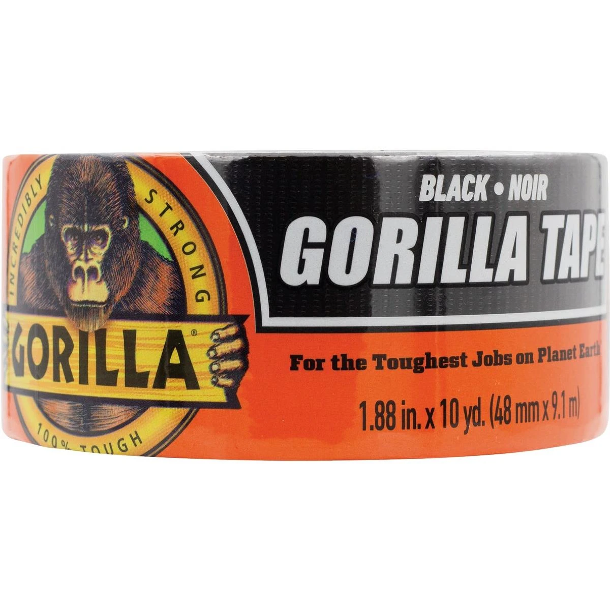 Gorilla 1.88 In. x 10 Yd. Heavy-Duty Duct Tape, Black