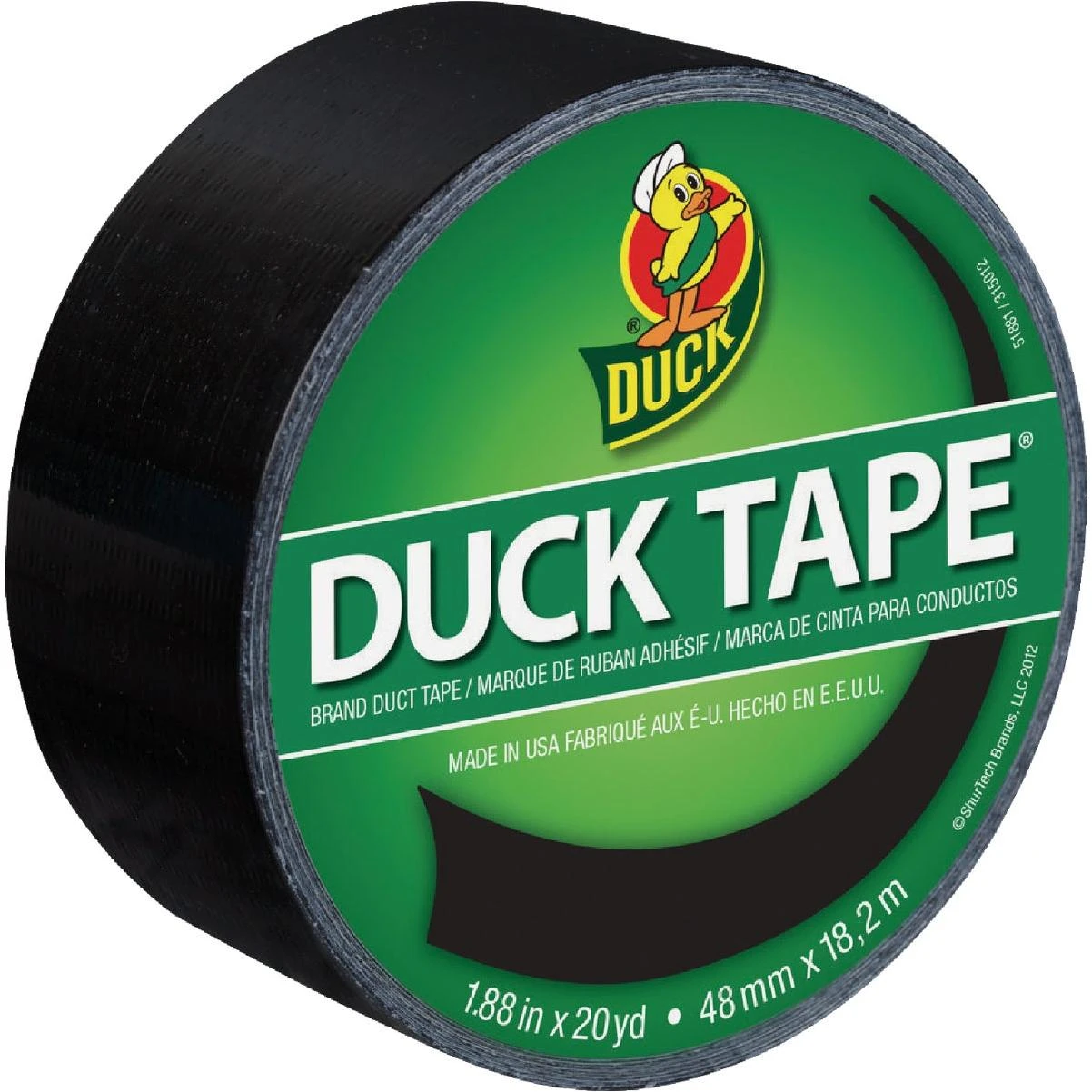 Duck Tape 1.88 In. x 20 Yd. Colored Duct Tape, Black