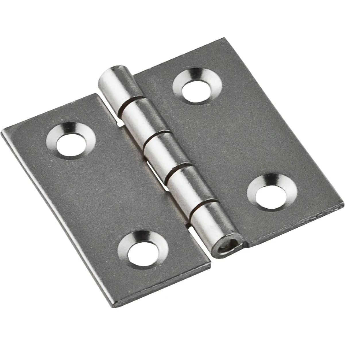 National 1 In. X 1 In. Satin Nickel Broad Hinge (4-Pack)