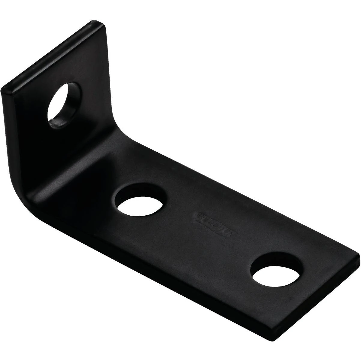 National 3.5 In. x 1.5 In. x 3/16 In. Black Heavy Duty Offset Leg Corner Brace