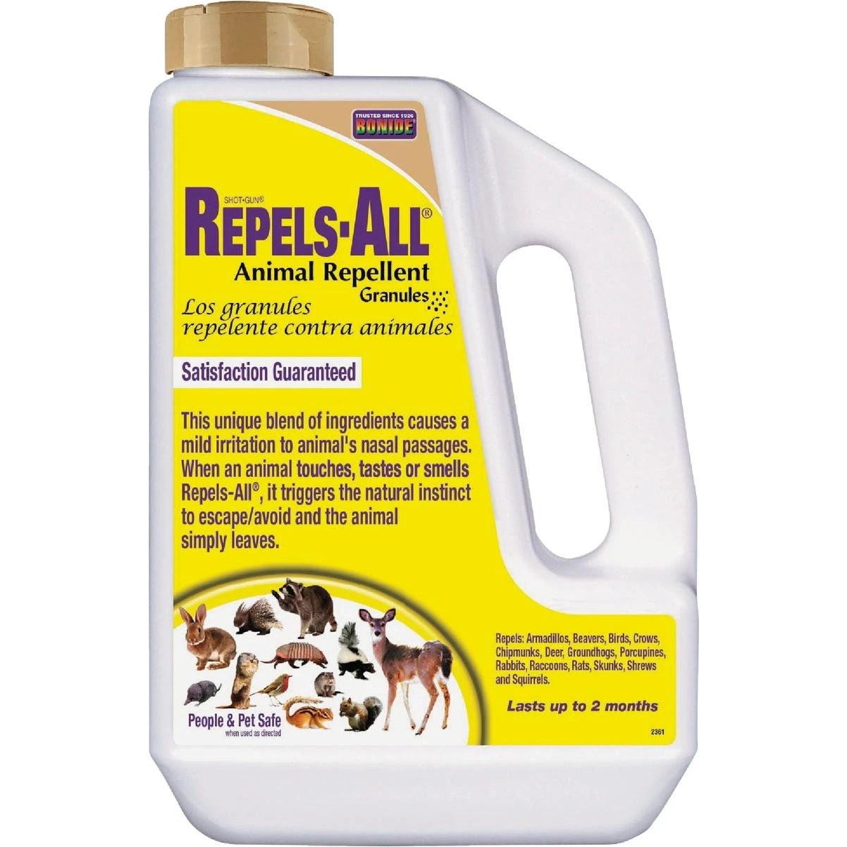 Bonide Repels-All 3 Lb. Granules Animal Repellent