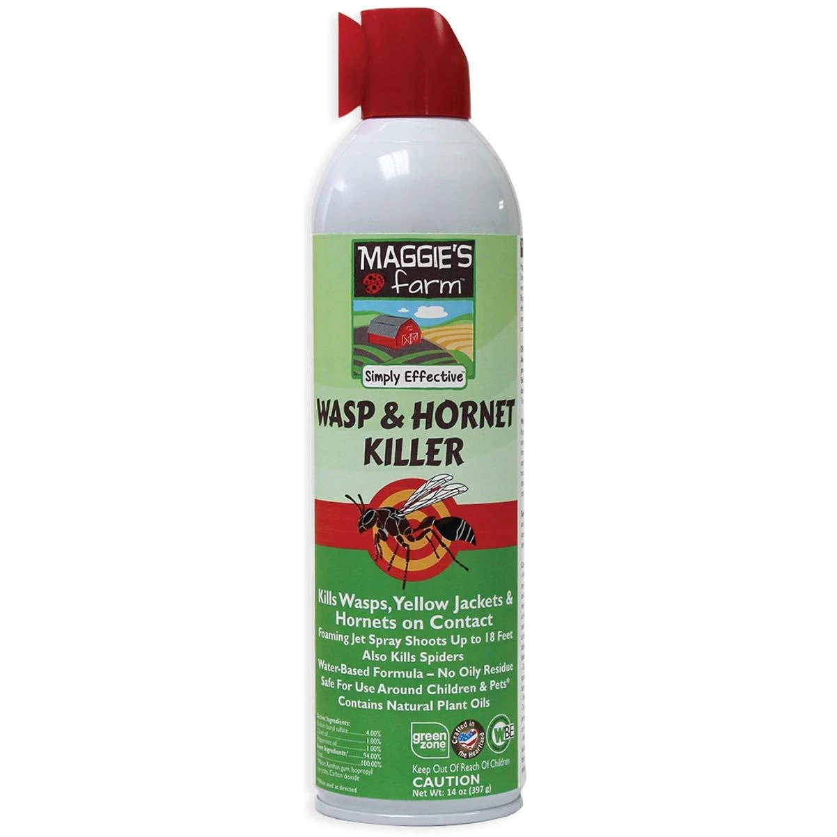 Maggie's Farm 14 Oz. Foaming Aerosol Spray Wasp & Hornet Killer