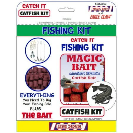 Magic Bait Catch It Fishing Kit, Catfish 10pc Kit