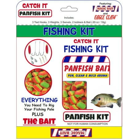 Magic Bait Catch It Fishing Kit, Panfish 12pc Kit