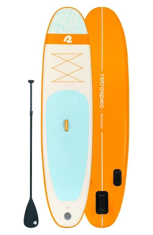 RETROSPEC 10-Foot Inflatable Paddle Board in Creamsicle at Nordstrom