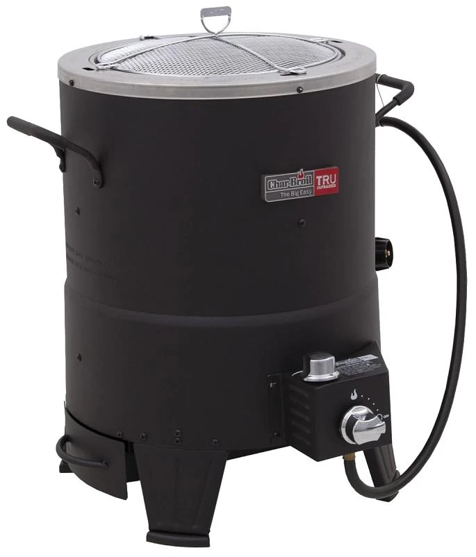 Char-Broil The Big Easy 17102065 Turkey Fryer, Cooking Area -Phase, 16,000 Btu, Stainless Steel, Black/Silver
