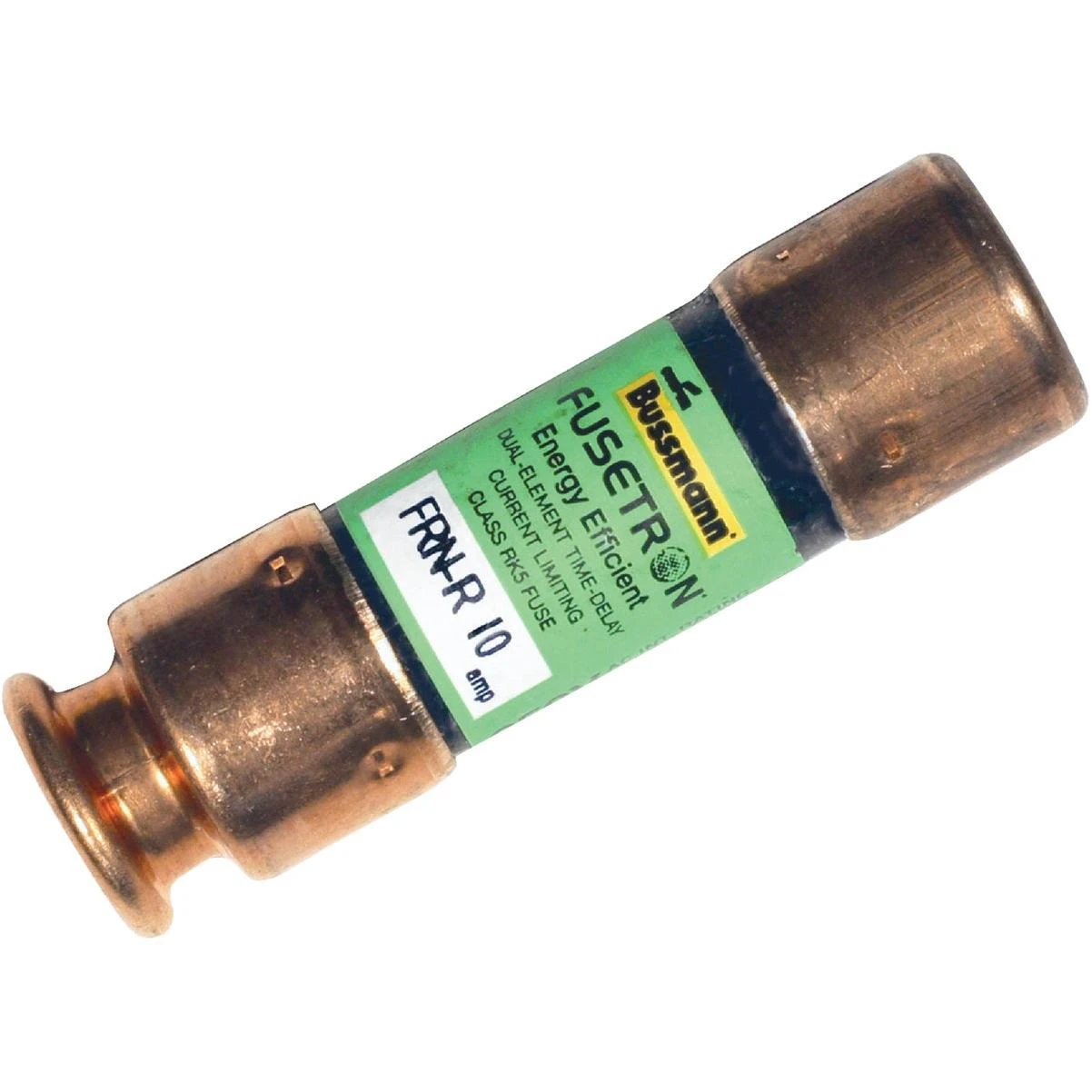 Bussmann 10A FRN-R Cartridge Heavy-Duty Time Delay Cartridge Fuse