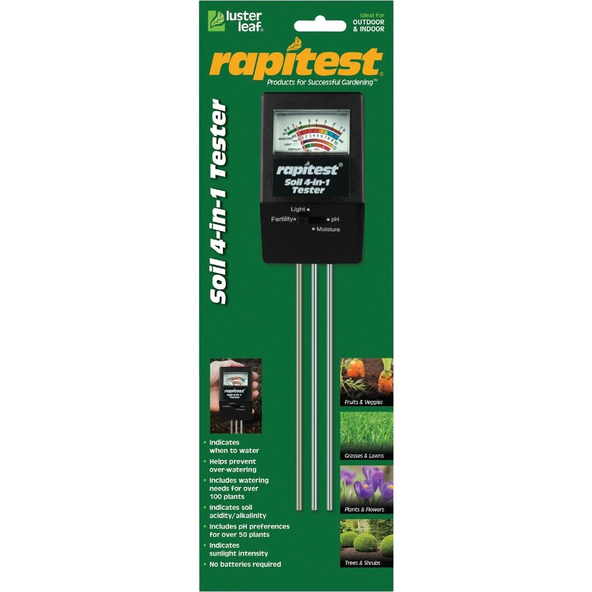 Rapitest 4-In-1 Mini Soil Tester