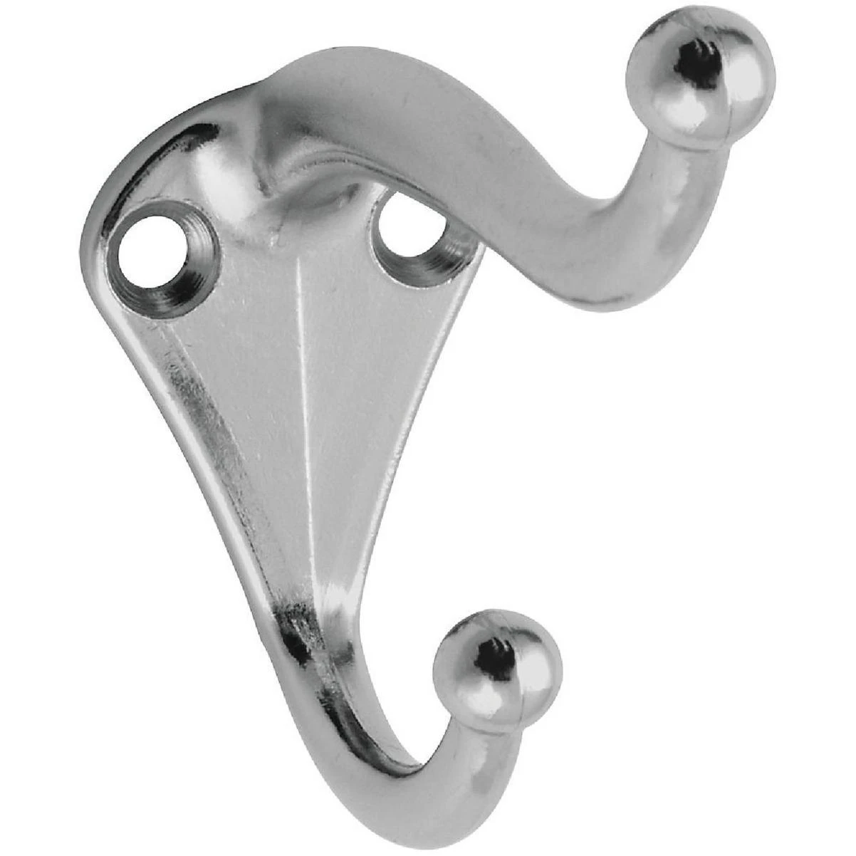 National Hardware Nickel Coat & Hat Hook (2-Pack)