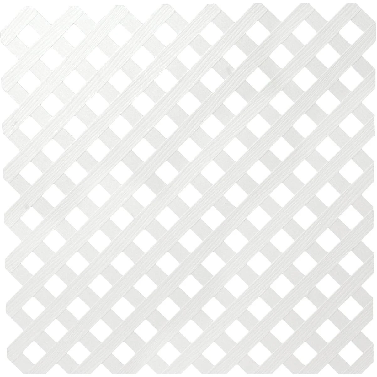 Deckorators 4 Ft. W x 8 Ft. L x 1/8 In. Thick White Vinyl Privacy Lattice Panel