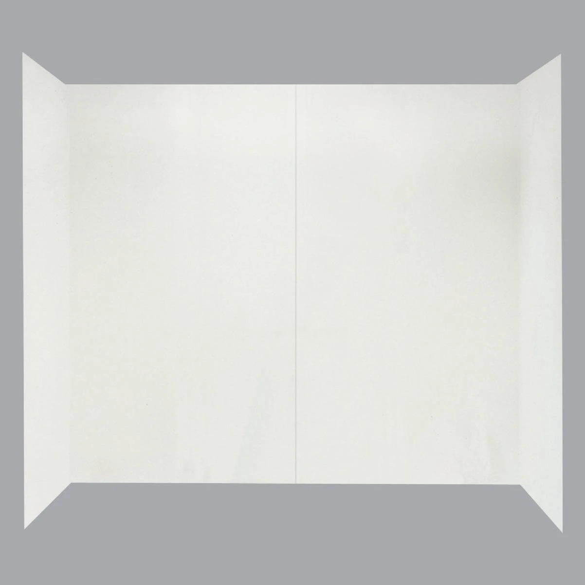 Maax Jiffy 60 In. W x 30 In. L x 54 In. H  4-Piece Glue Up Tub Wall Surround in White