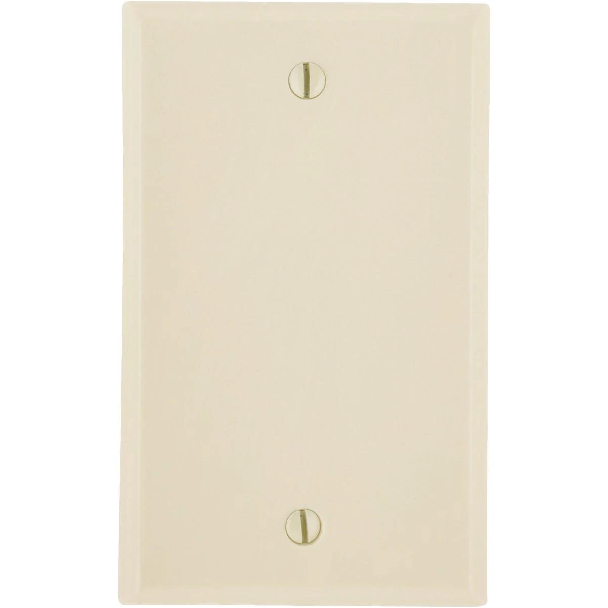 Leviton 1-Gang Standard Thermoset Blank Wall Plate, Ivory
