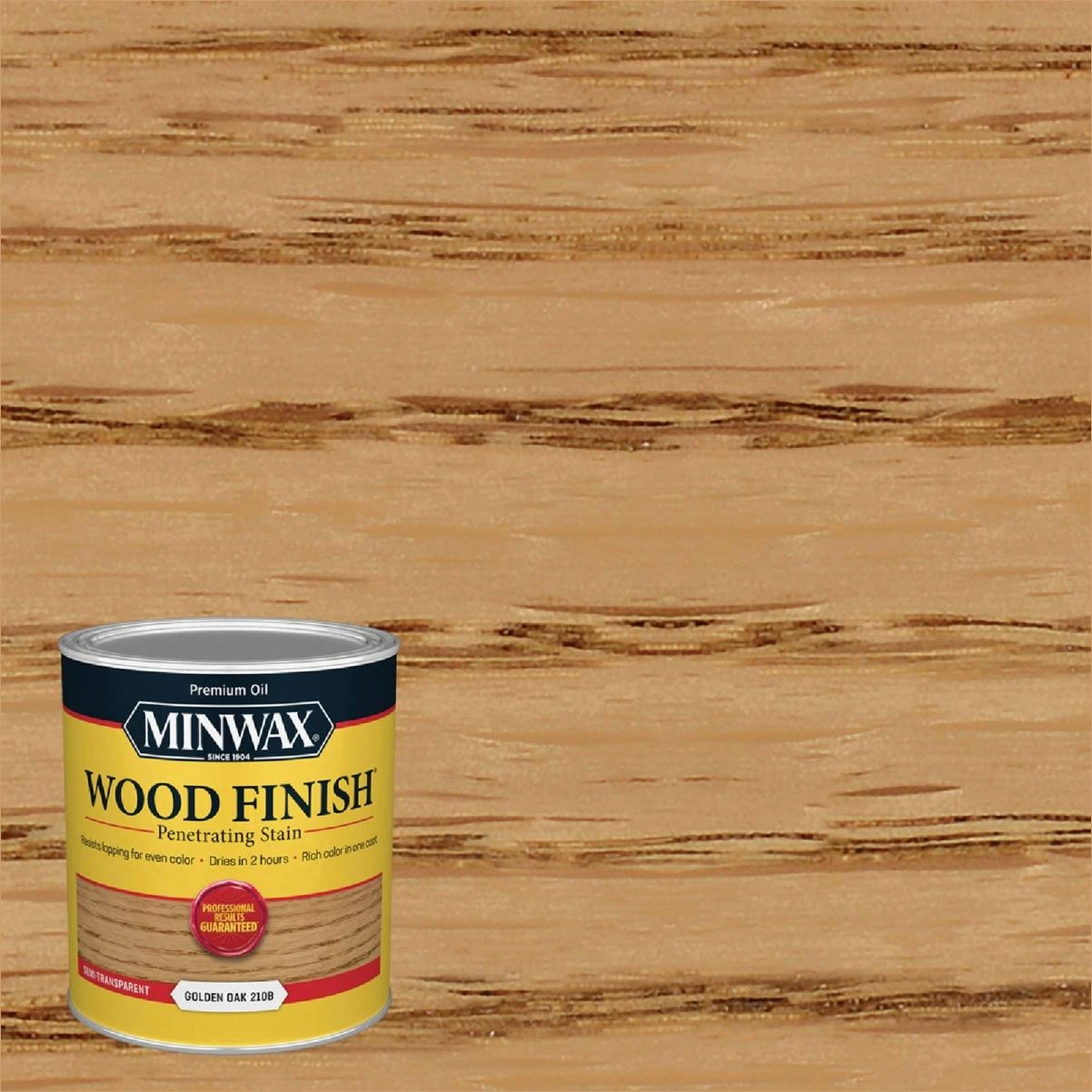 Minwax Wood Finish Penetrating Stain, Golden Oak, 1 Qt.