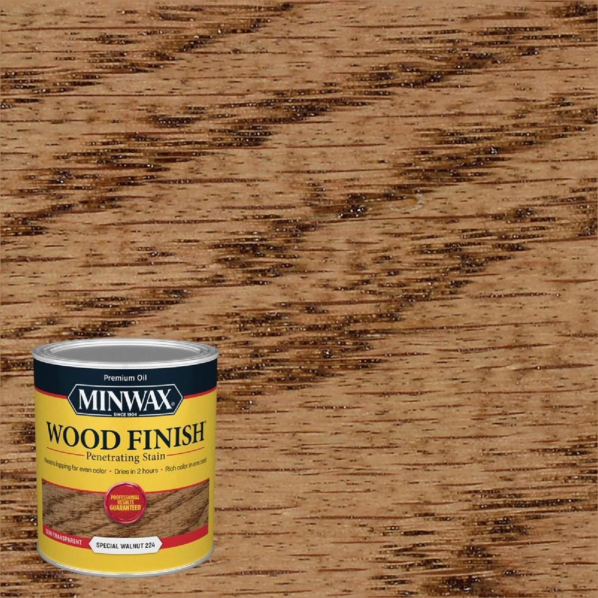 Minwax Wood Finish Penetrating Stain, Special Walnut, 1 Qt.