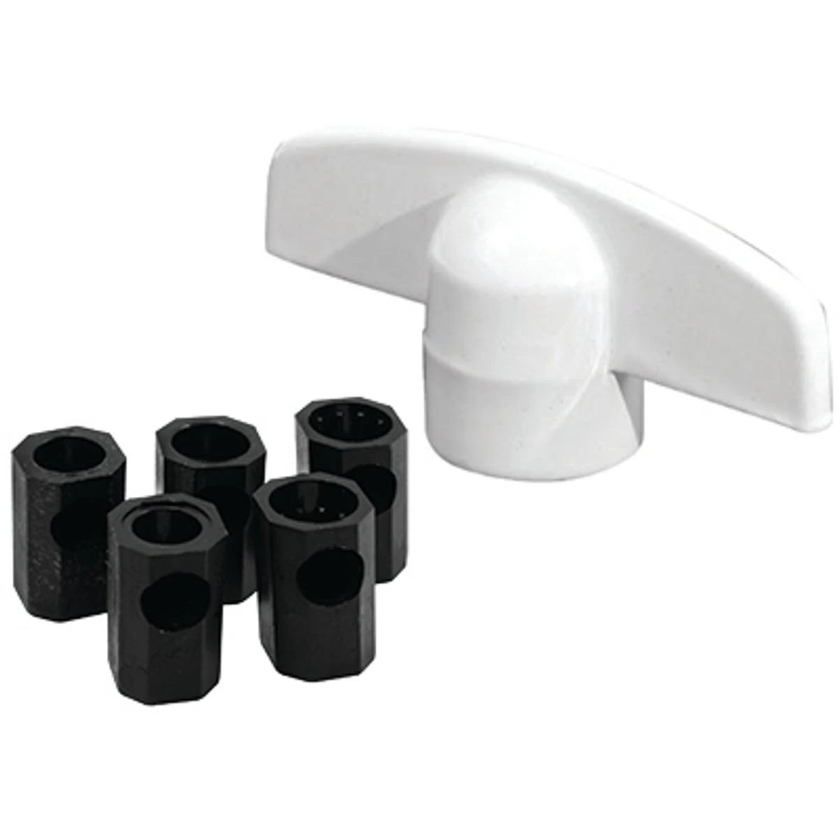 Prime-Line White Universal Casement Window T-Crank Opener (2 Count)