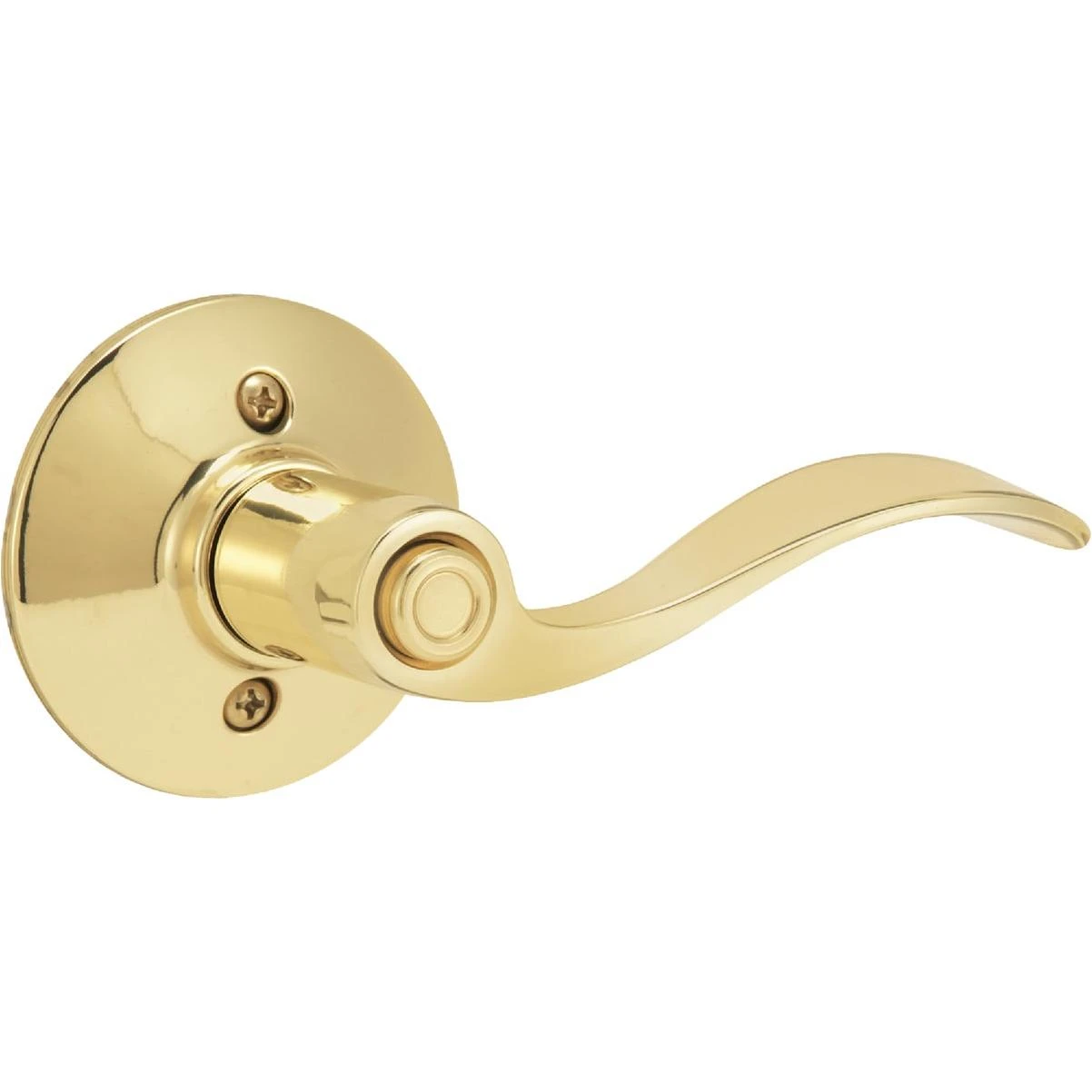 Schlage Accent Bright Brass Privacy Door Lever