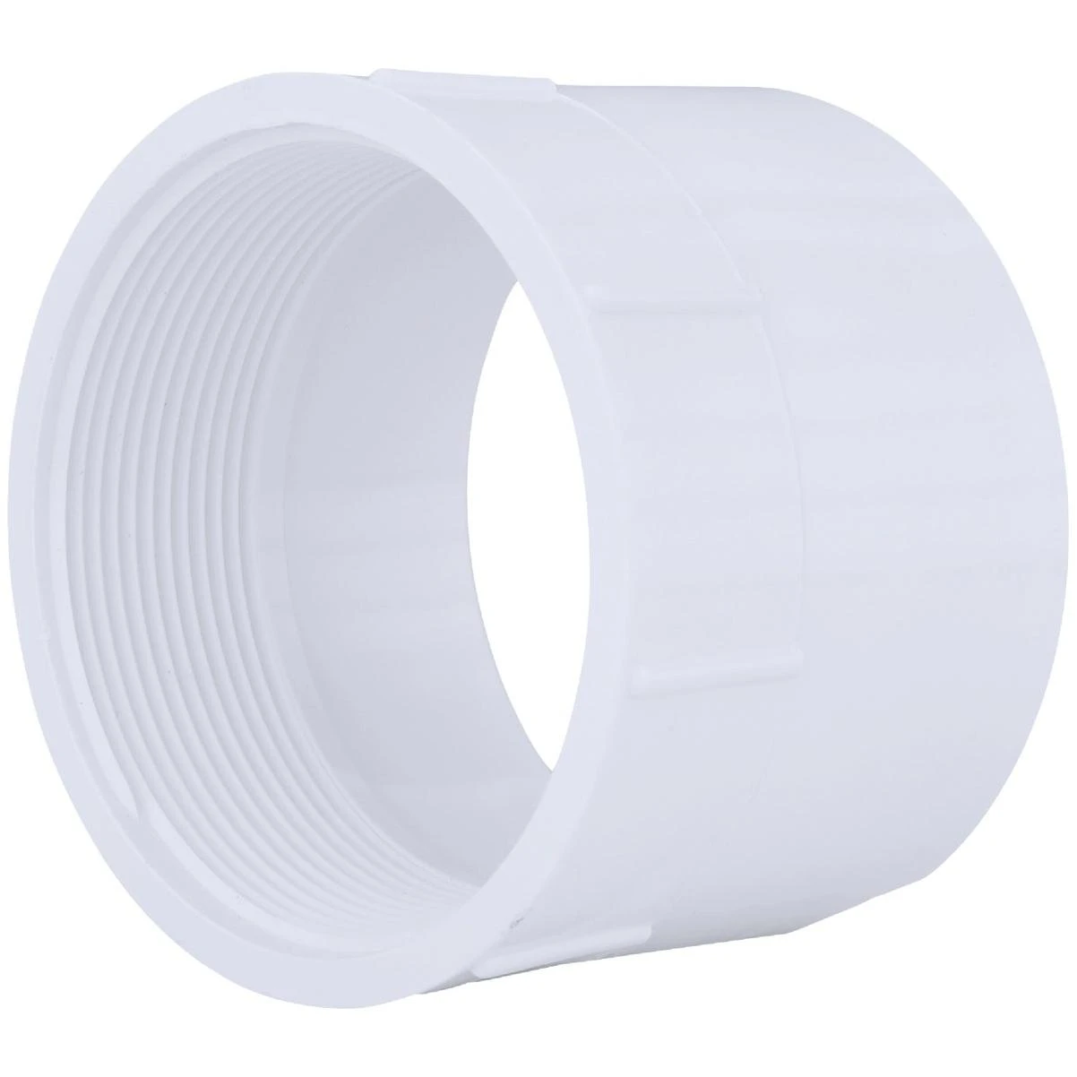 Charlotte Pipe 4 In. Hub x 4 In. FPT Schedule 40 DWV PVC Adapter