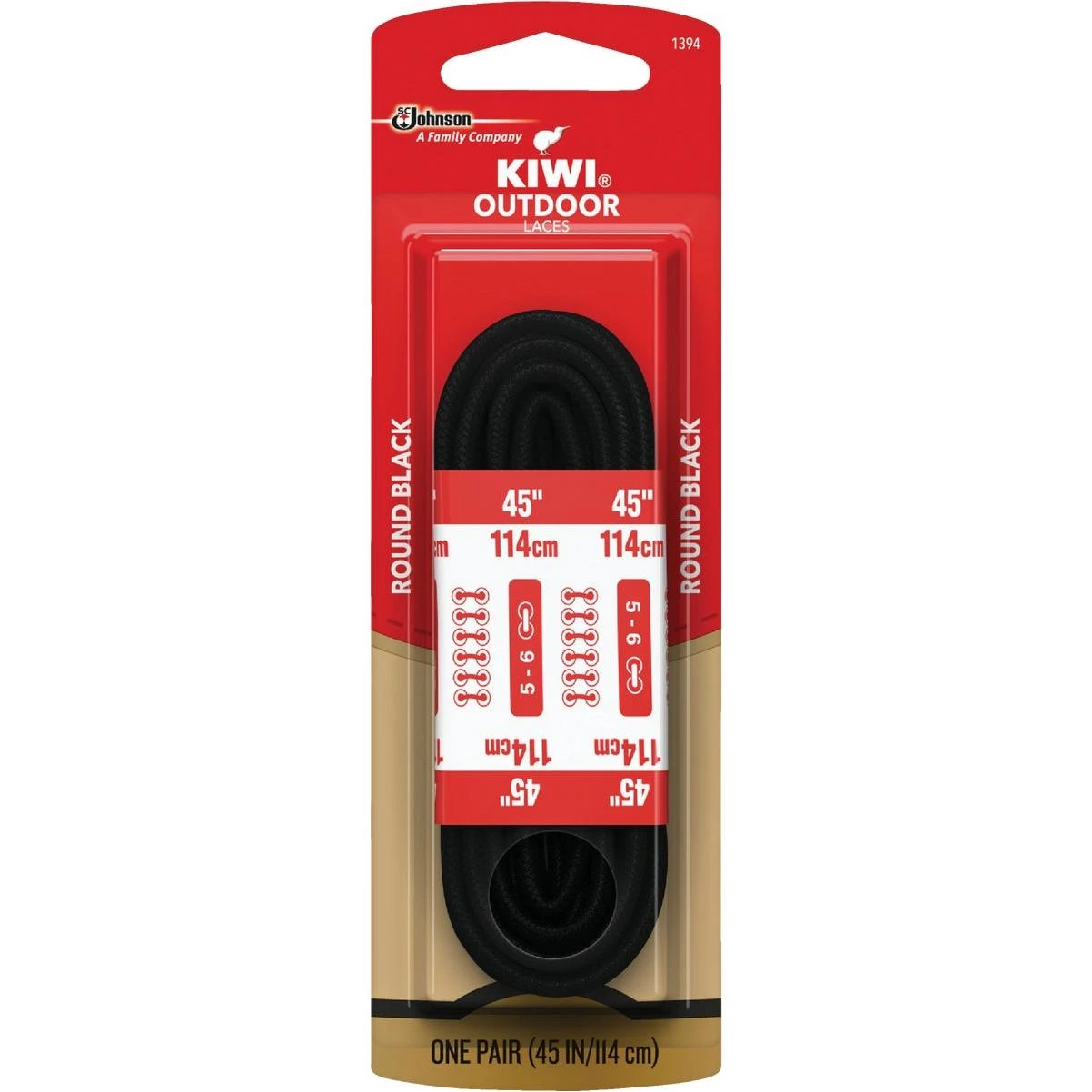 Kiwi Outdoor Round 45 In. Boot Laces