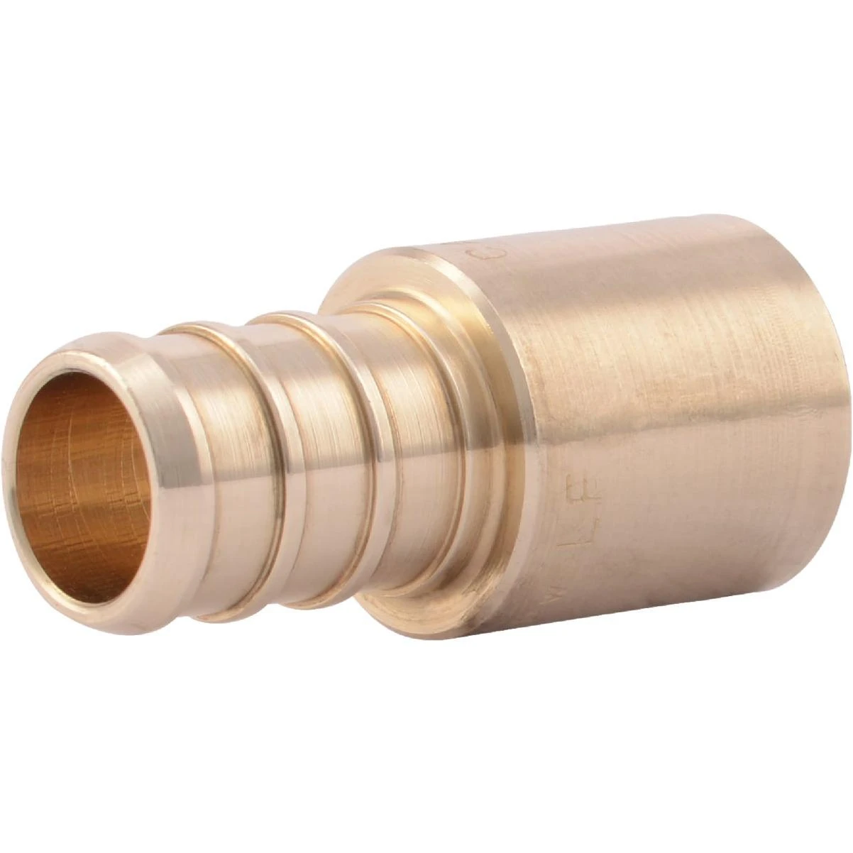 SharkBite 1/2 In. Male Sweat x 1/2 In. CF Brass PEX Adapter