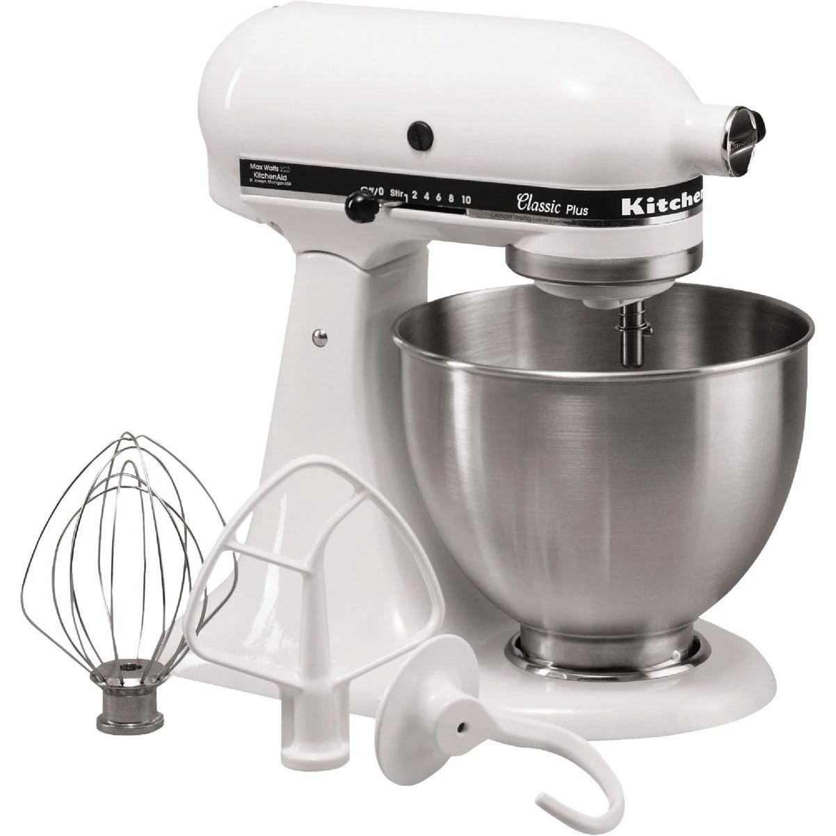KitchenAid Classic 10-Speed White Stand Mixer