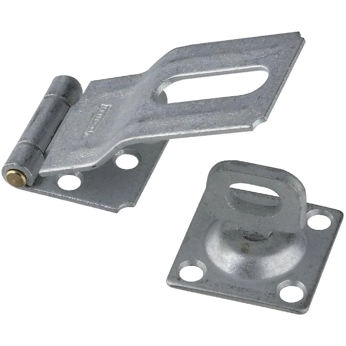 National Hardware 3-1/4 In. Galvanized Swivel Safety Hasp