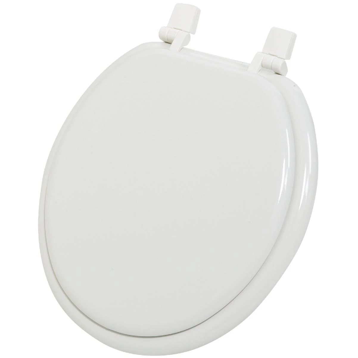 Round Closed Front White Molded Wood Toilet Seat - Model Wms-17-r1
