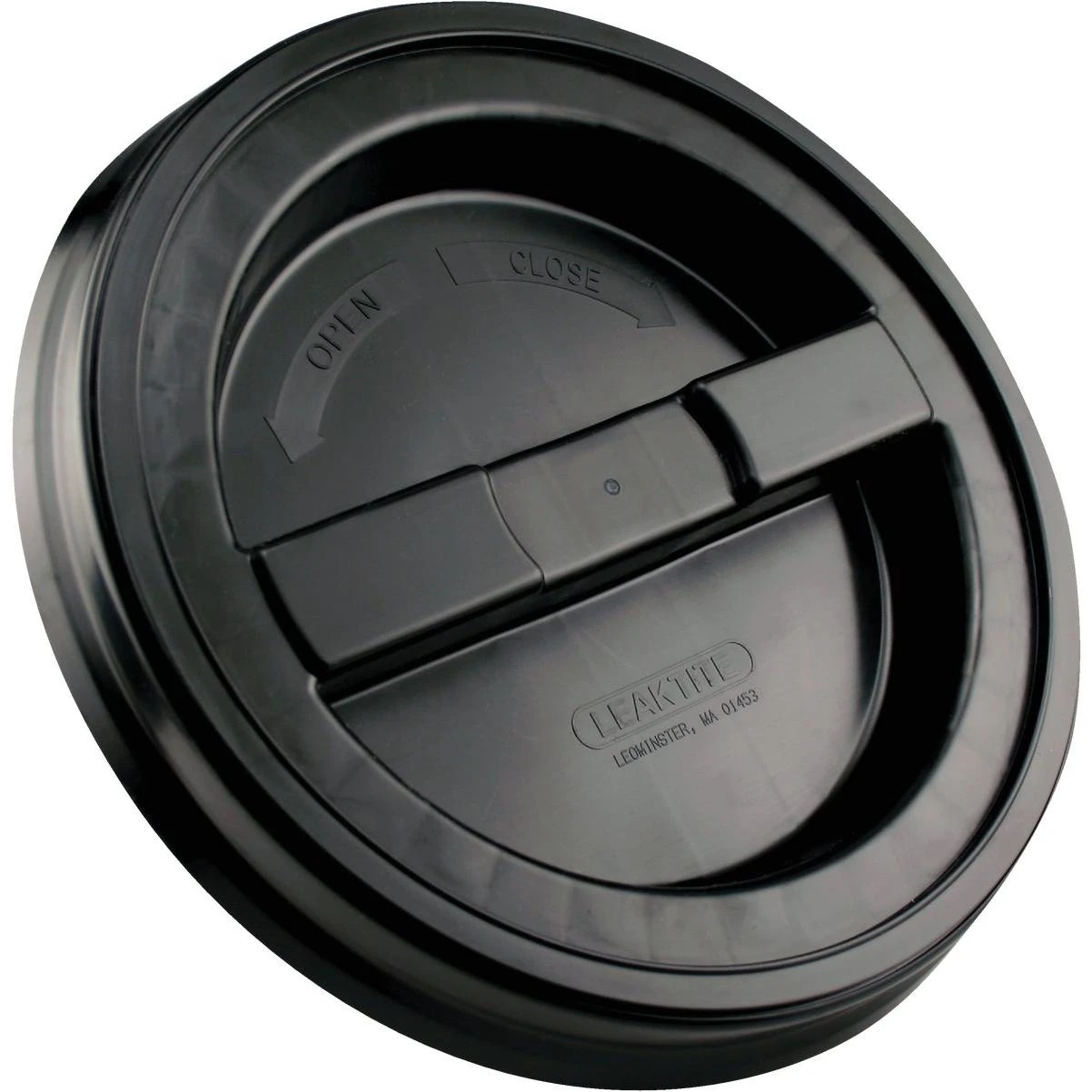 Leaktite Screw-Top Lid for 3.5 & 5 Gal. Pail, Black