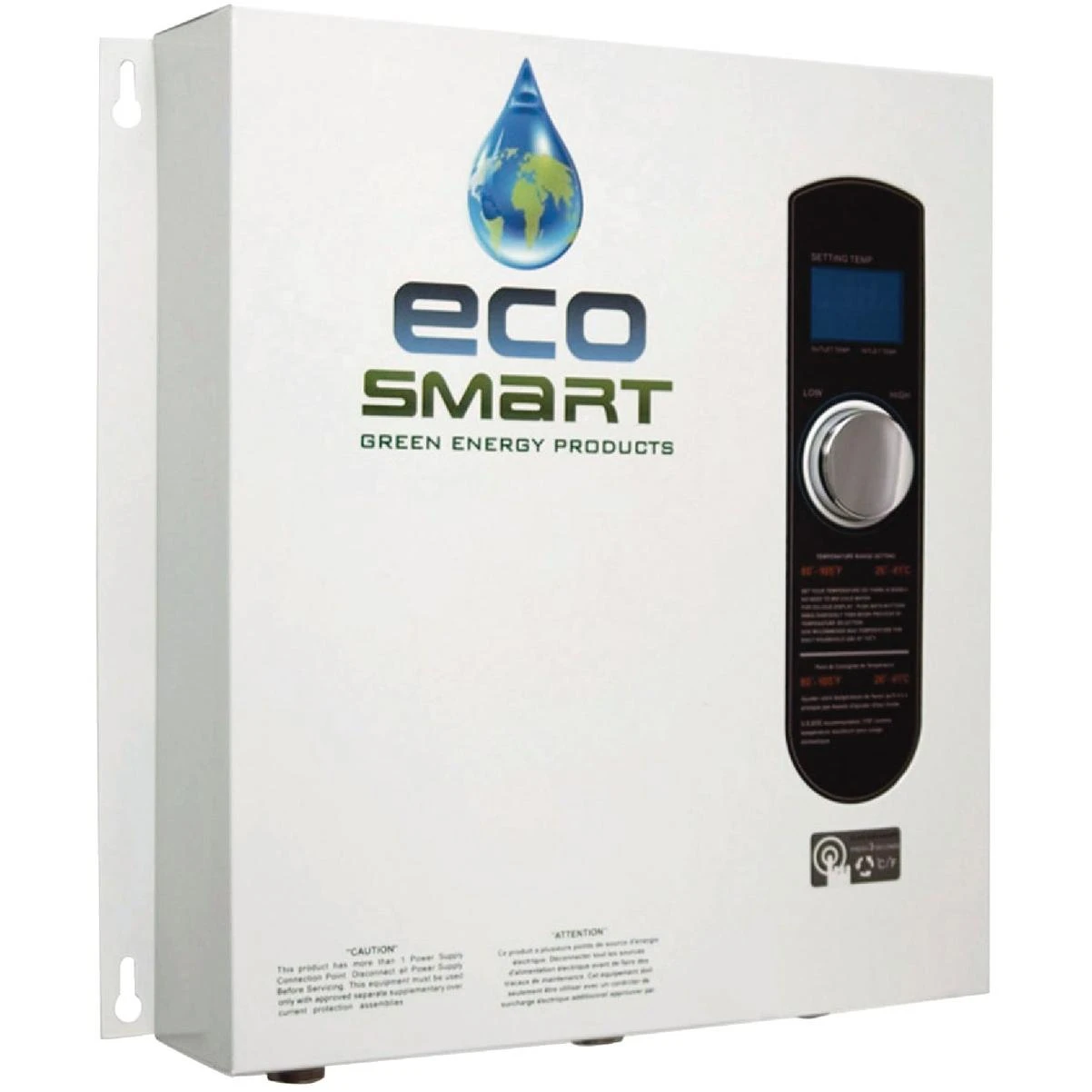 EcoSMART 240V Single Phase 27kW Tankless Electric Water Heater