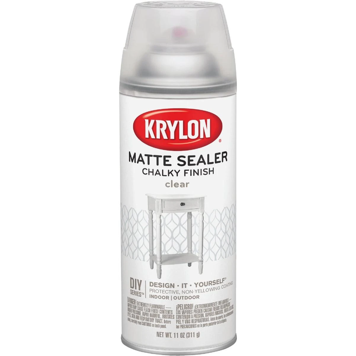 Krylon CHALKY FINISH 11 Oz. Chalk Spray Paint Sealer, Clear