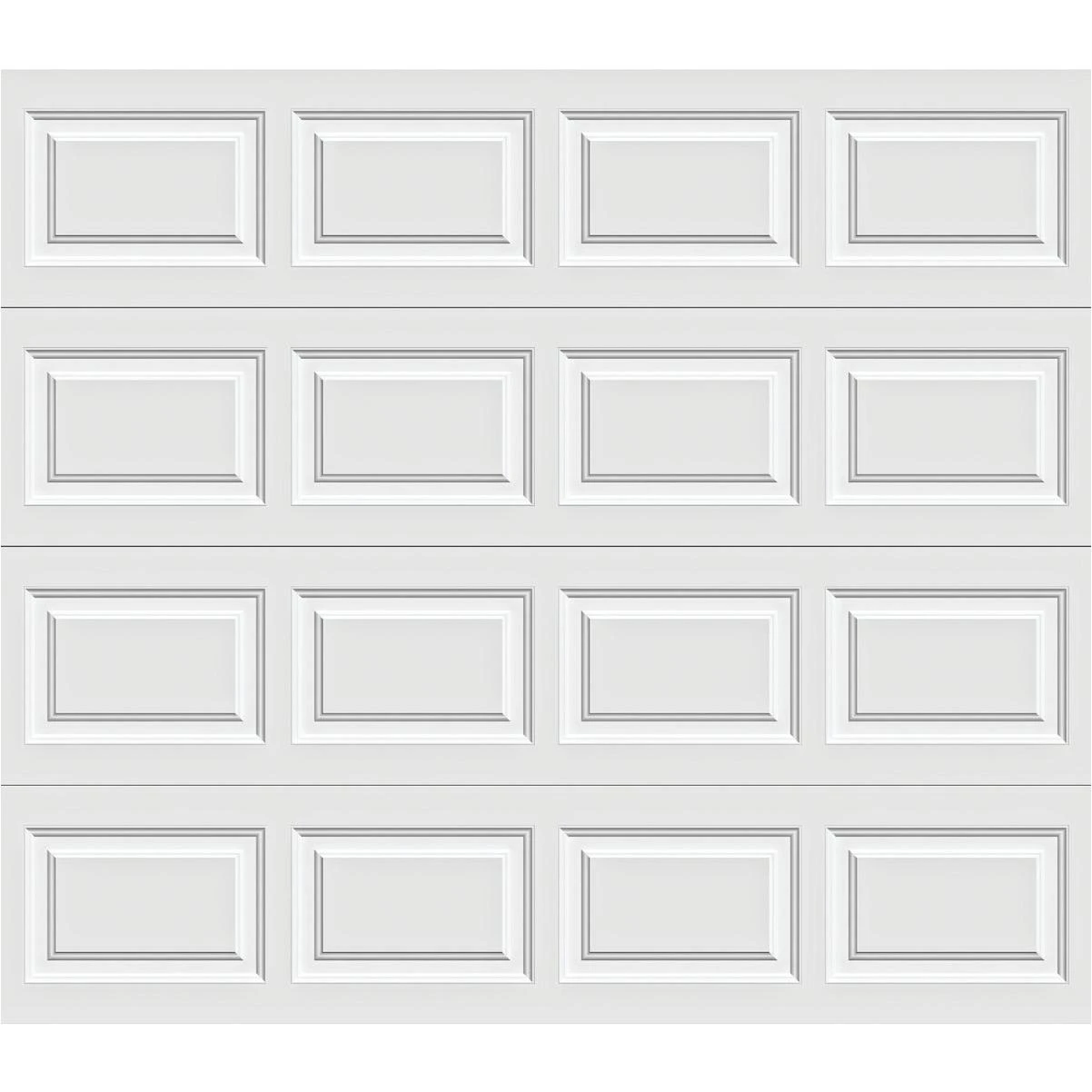 Holmes Gold Series 9 Ft. W x 7 Ft. H White Insulated Steel Garage Door w/EZ-Set Torsion Spring