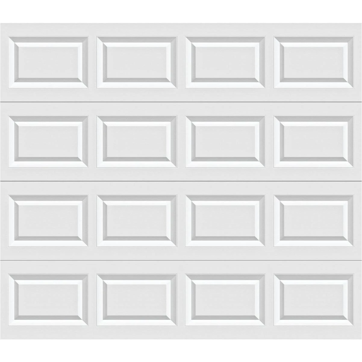 Holmes Bronze Series 9 Ft. W x 7 Ft. H White Steel Garage Door w/EZ-Set Torsion Spring