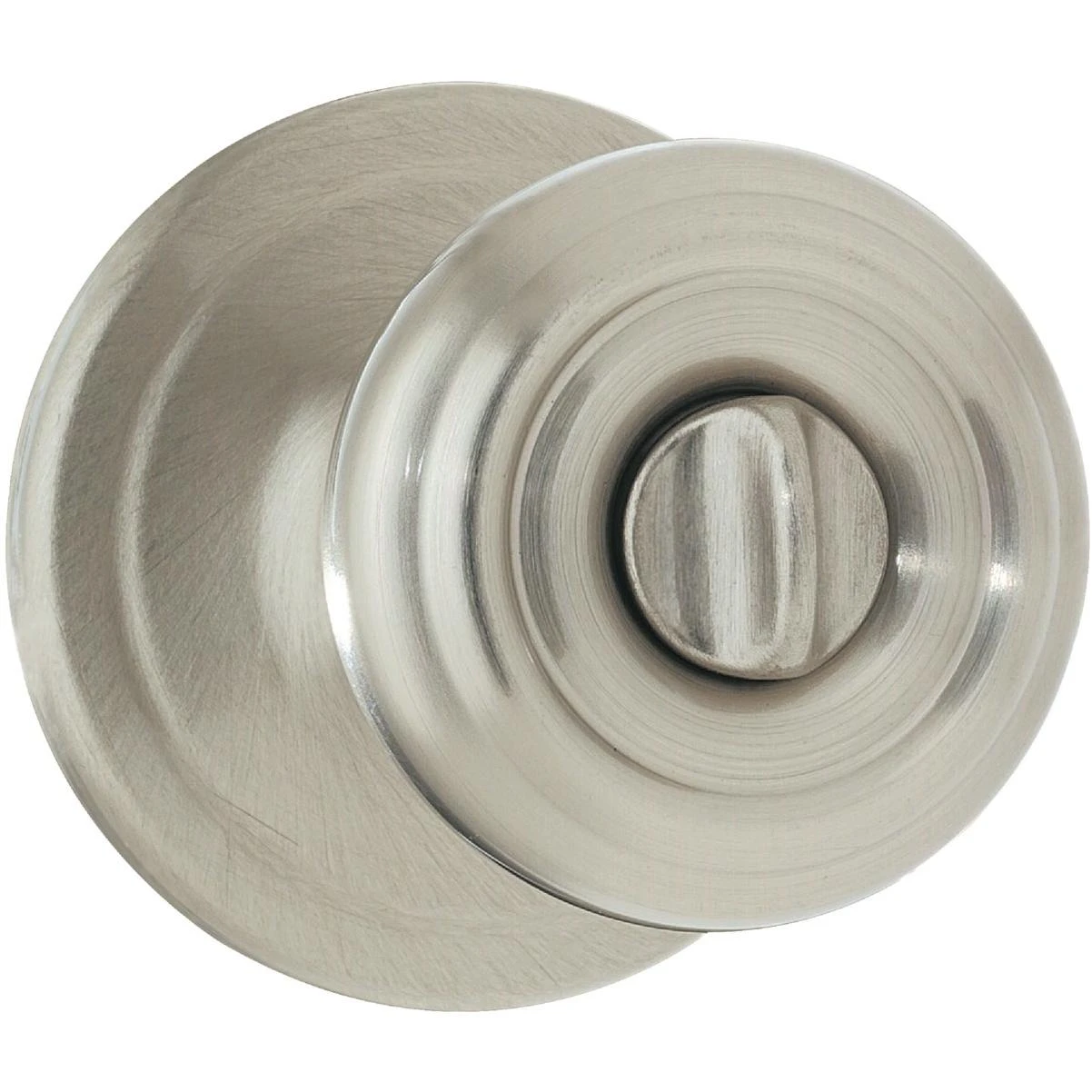 Kwikset Signature Series Satin Nickel Bed & Bath Door Knob