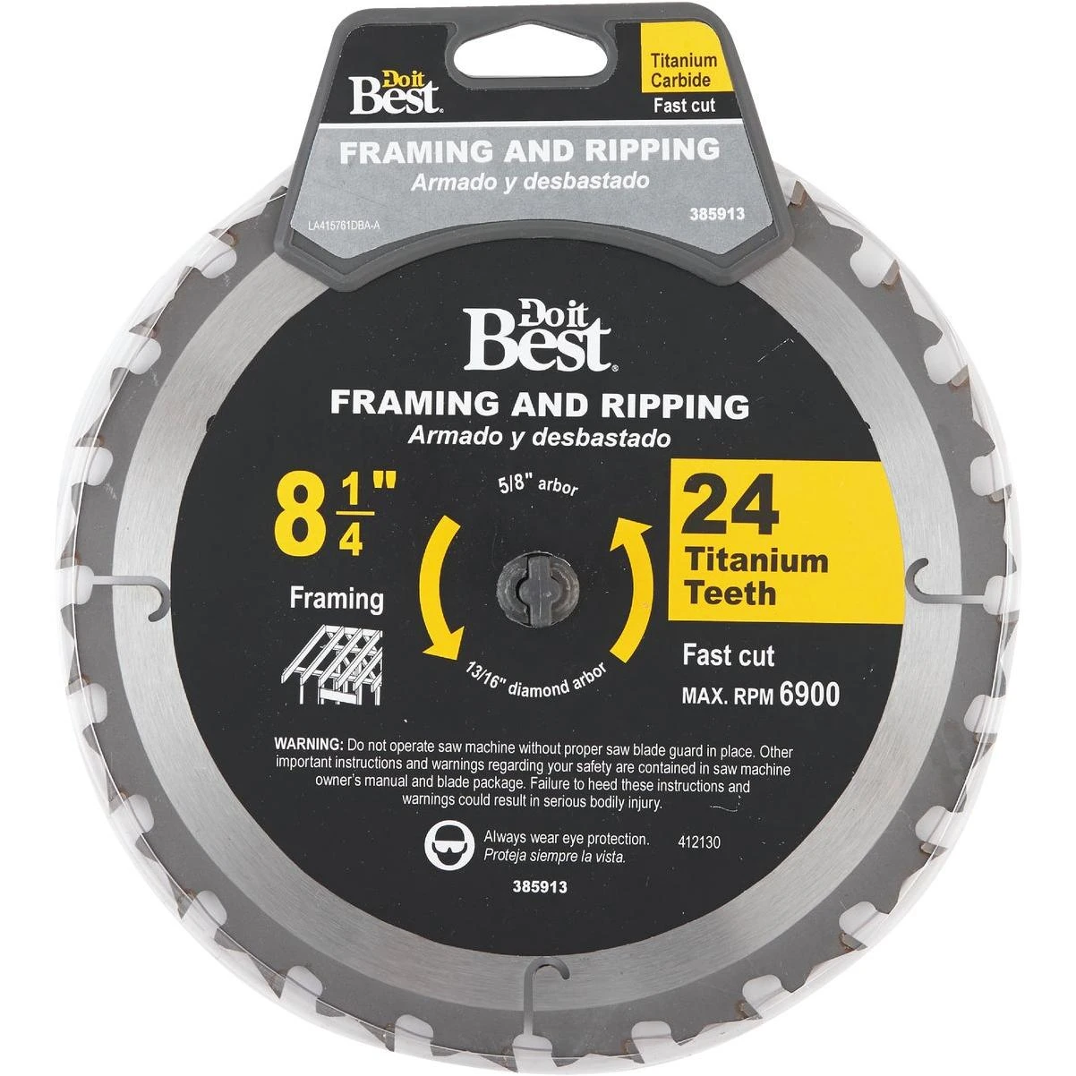 Do it Best 8-1/4 In. 24-Tooth Framing Circular Saw Blade