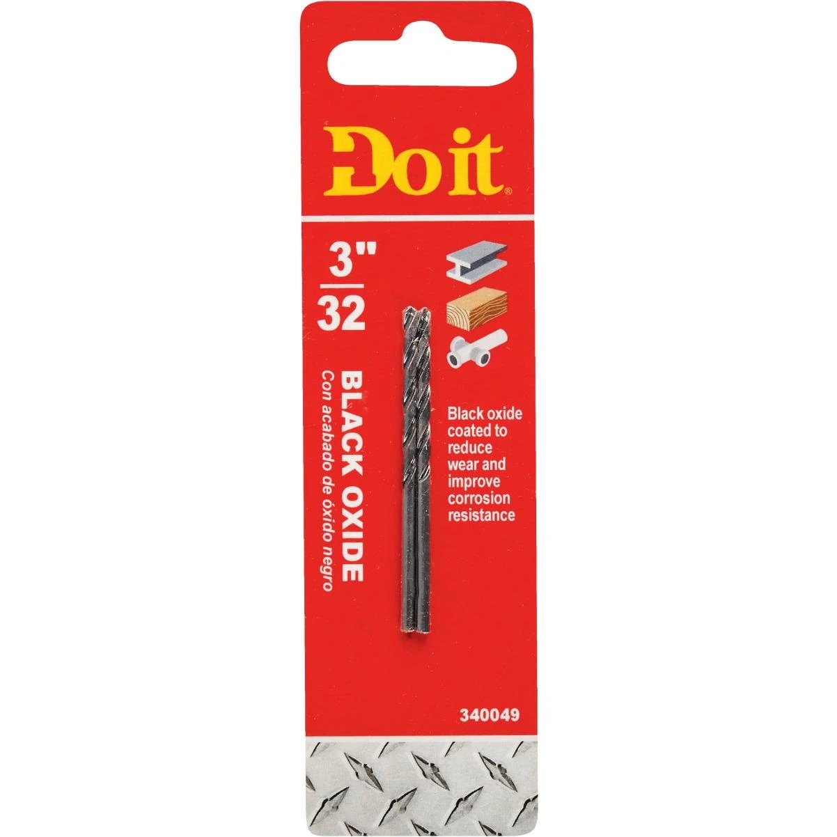 Do it 3/32 In. Black Oxide Drill Bit (2-Pack)