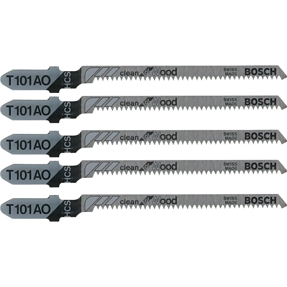 Bosch 5-Pack 3-1/4-in T-shank High-carbon Steel Jigsaw Blade Bosch 5-Pack 3-1/4-in T-shank High-carbon Steel Jigsaw Blade