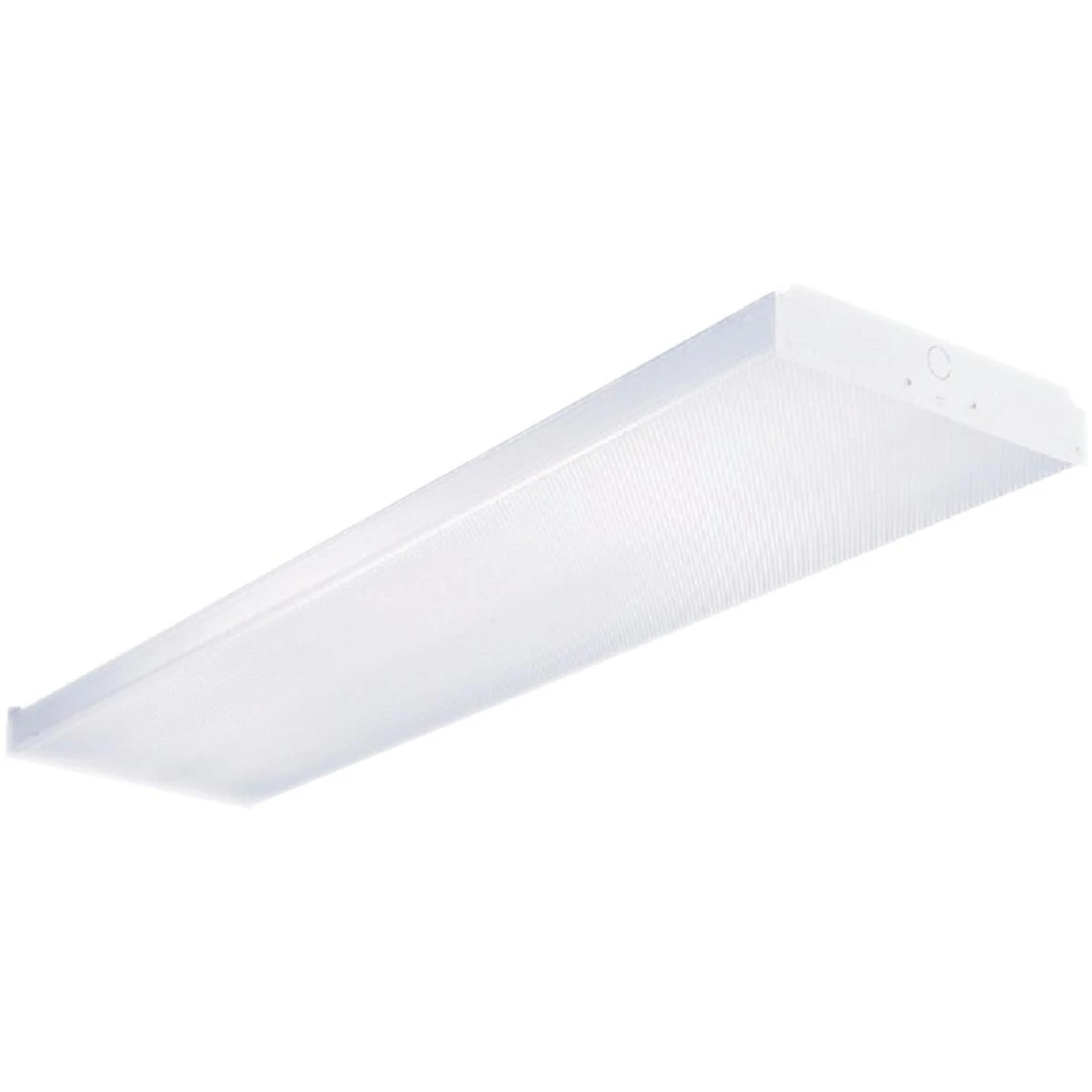 Metalux 4 Ft. 2-Bulb Fluorescent Wraparound Ceiling Light Fixture