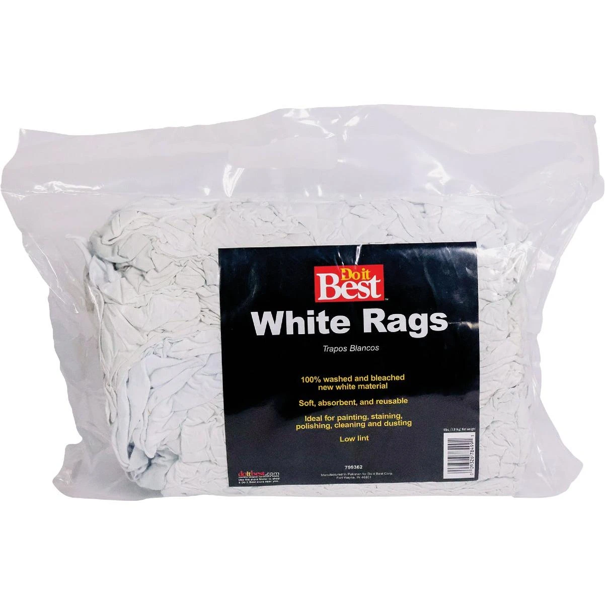 Do it Best White Knit Painter's Rags (4 Lb.)