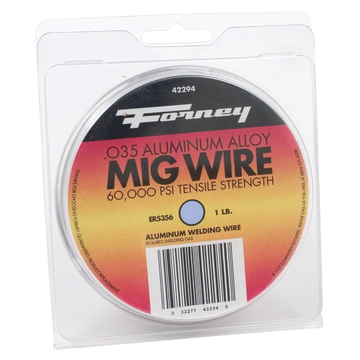 Forney ER4043 Aluminum Mig Wire, 0.035 In., 1 Lb.