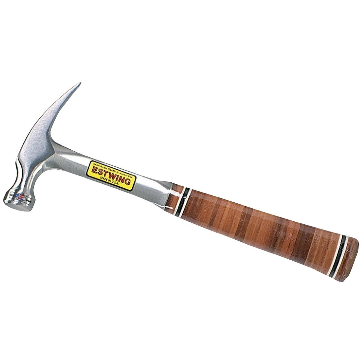 Estwing 16 Oz. Smooth-Face Rip Claw Hammer with Leather-Covered Steel Handle