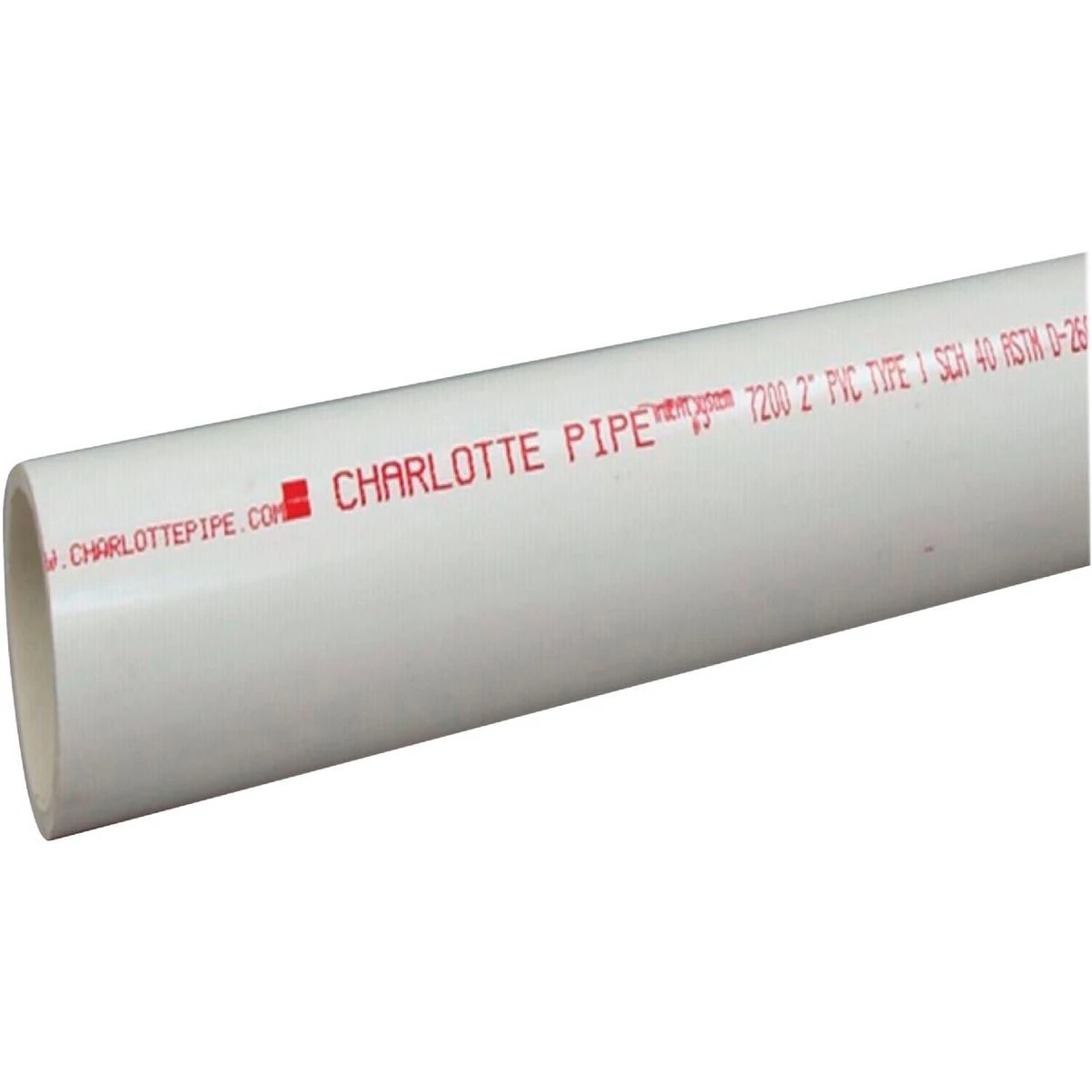 Charlotte Pipe 4 In. x 10 Ft. Schedule 40 PVC DWV/Pressure Dual Rated Pipe