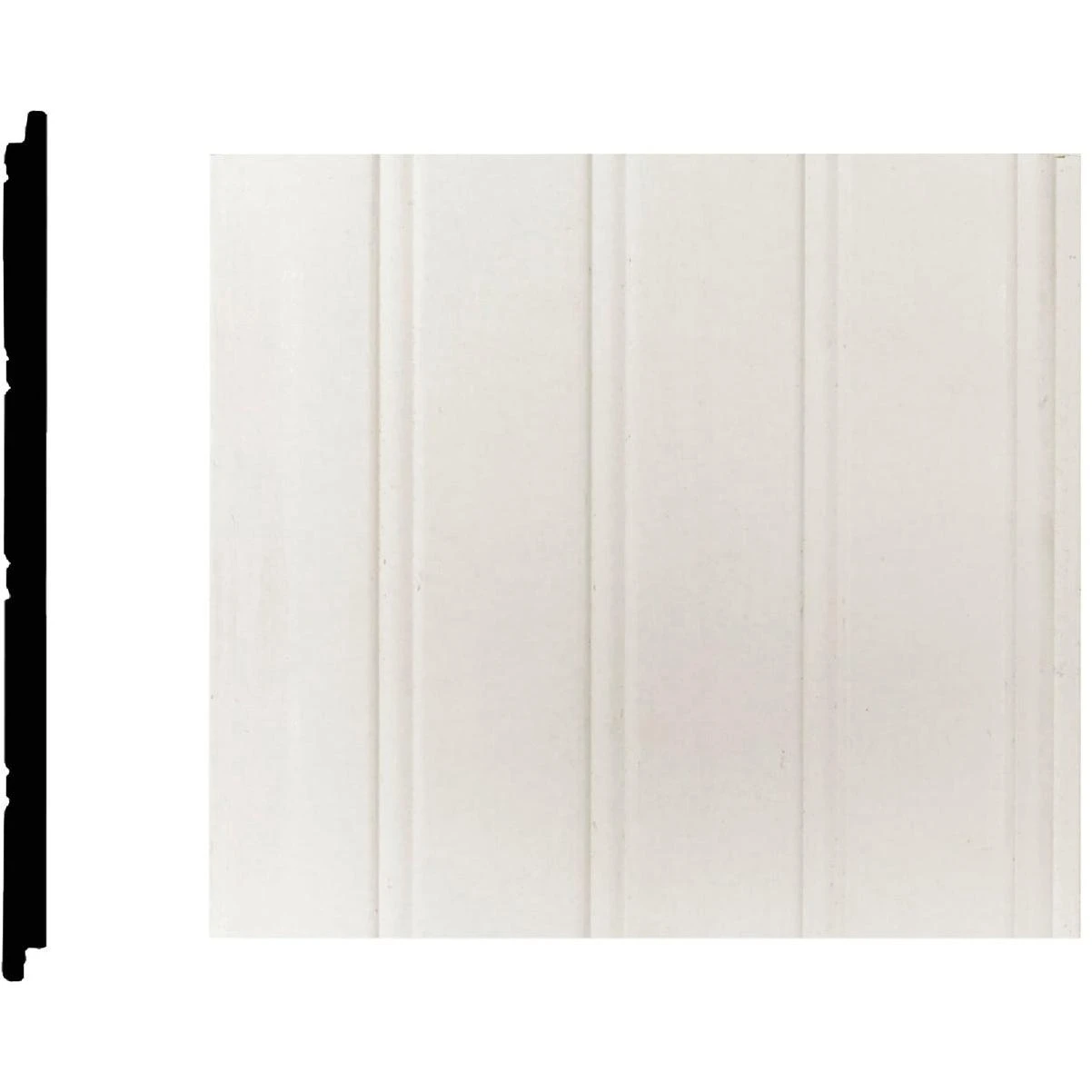 House of Fara 5/16 In. W. x 5-29/32 In. H. x 8 Ft. L. MDF Wainscot (3-Pack)
