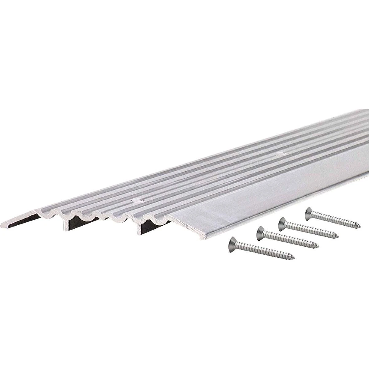 M-D Building Products 5 In. x 1/2 In. x 36 In. Silver Aluminum Commercial Flat-Profile Threshold