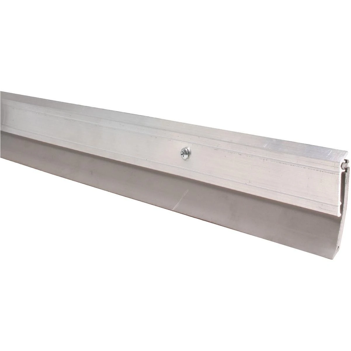 M-D 2 In. W. x 48 In. L. Silver Heavy-Duty Aluminum And Vinyl Door Sweep