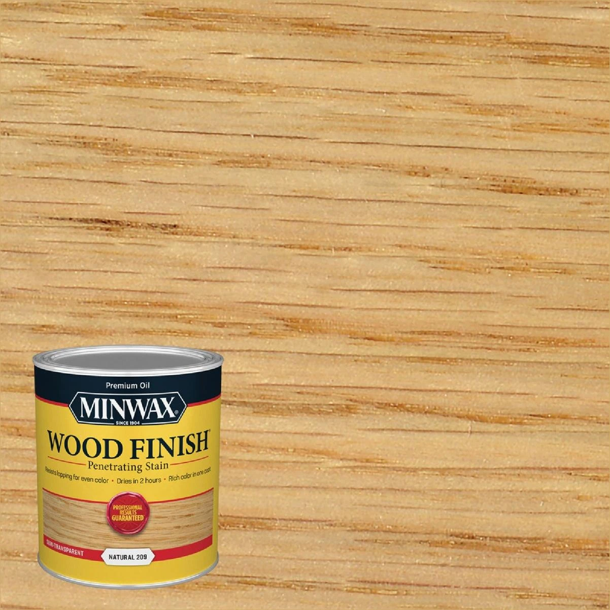 Minwax Wood Finish Penetrating Stain, Natural, 1 Qt.