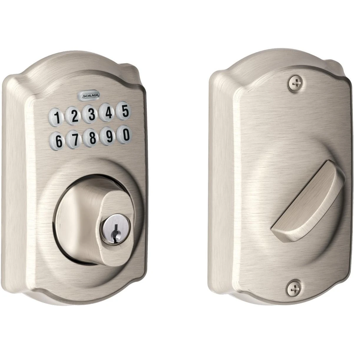 Schlage Keypad Satin Nickel Electronic Deadbolt