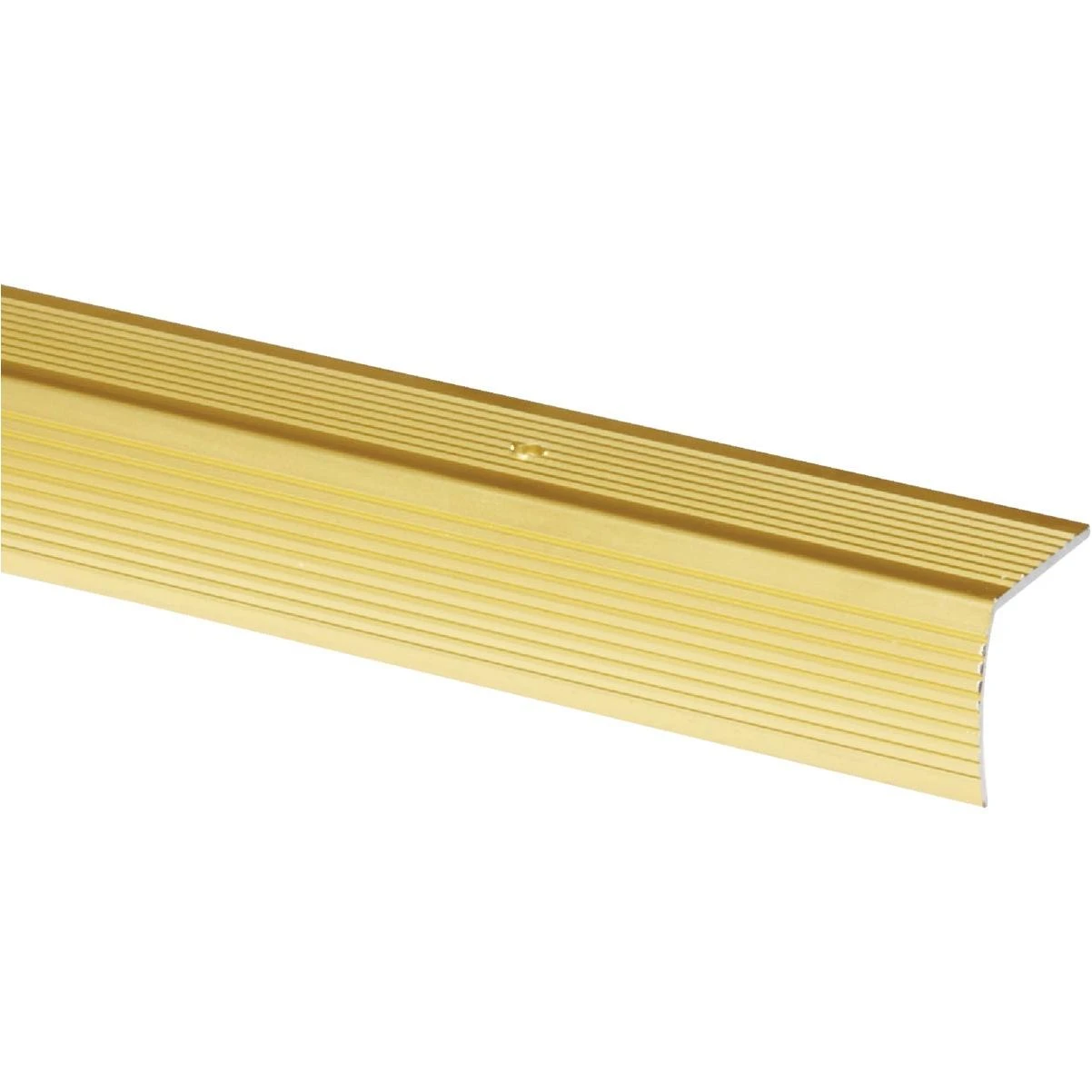 Satin Gold 1-1/8 In. W X 36 In. L Aluminum Stairnose Edging
