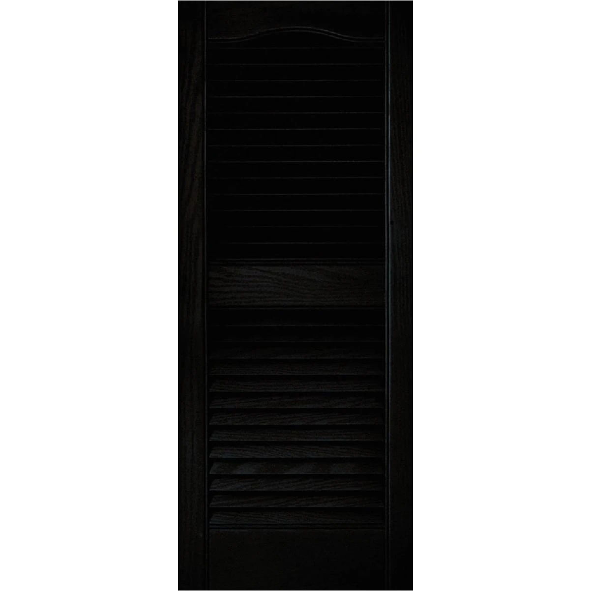 Builders Edge 15 In. x 36 In. Vinyl Louvered Shutter, (2-Pack)