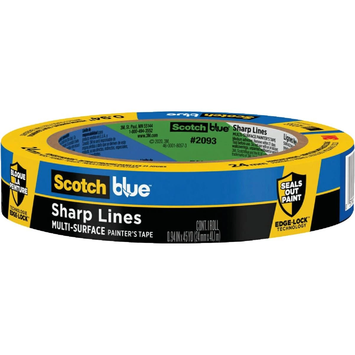 ScotchBlue PROSharp 0.94 In. x 60 Yd. Painter's Tape