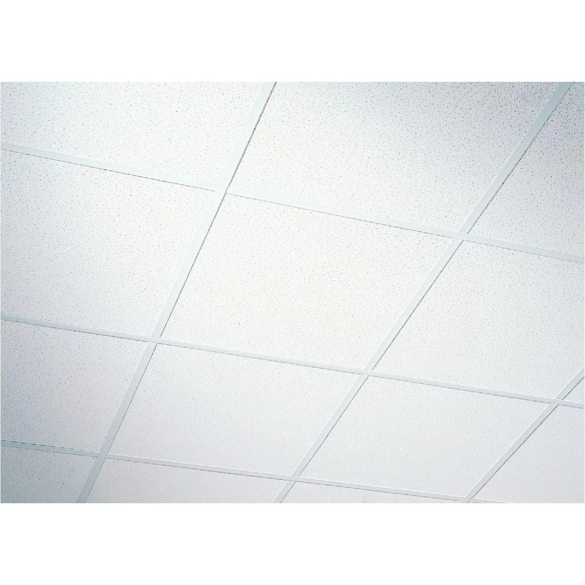 USG Radar 2 Ft. x 2 Ft. Mineral Fiber Shadowline Tapered Basic Acoustical Ceiling Panels (16-Count)